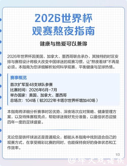 2026世界杯直播相关推荐与观看指南 2026世界杯直播相关推荐与观看指南